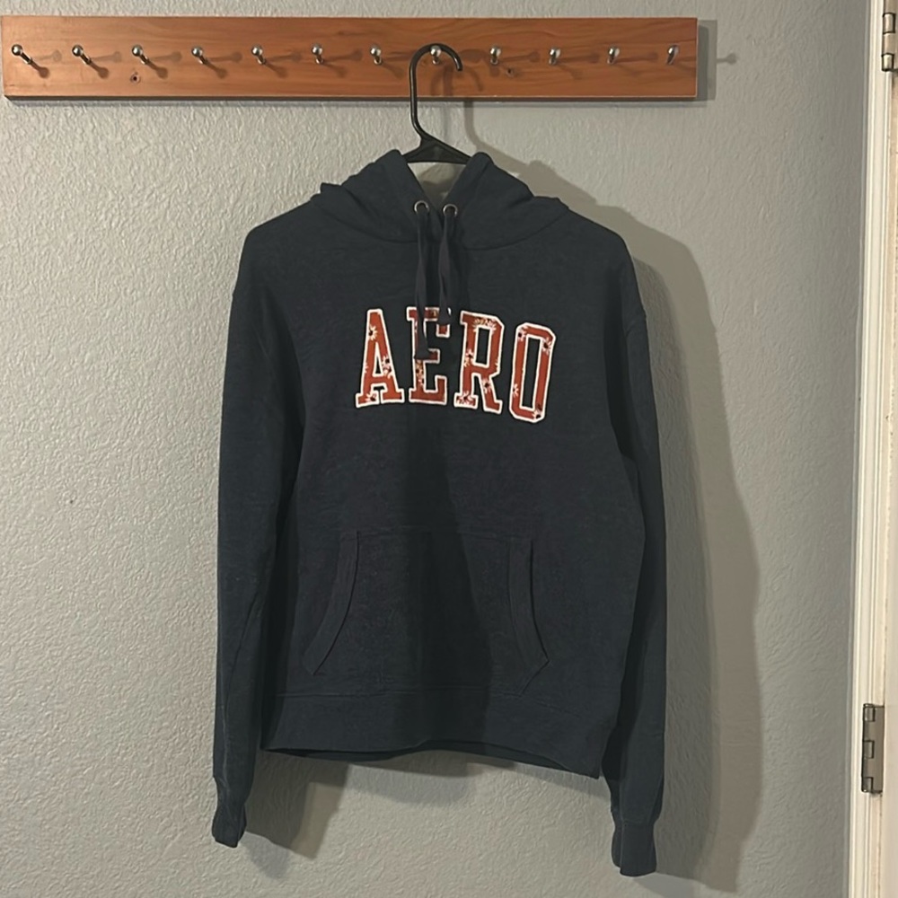 NWOT AEROPOSTALE Navy Blue Floral Women’s Hoodie